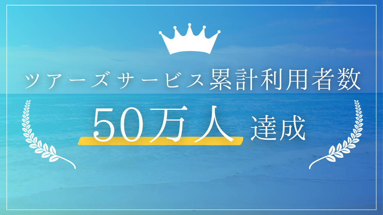 利用者数50万人達成